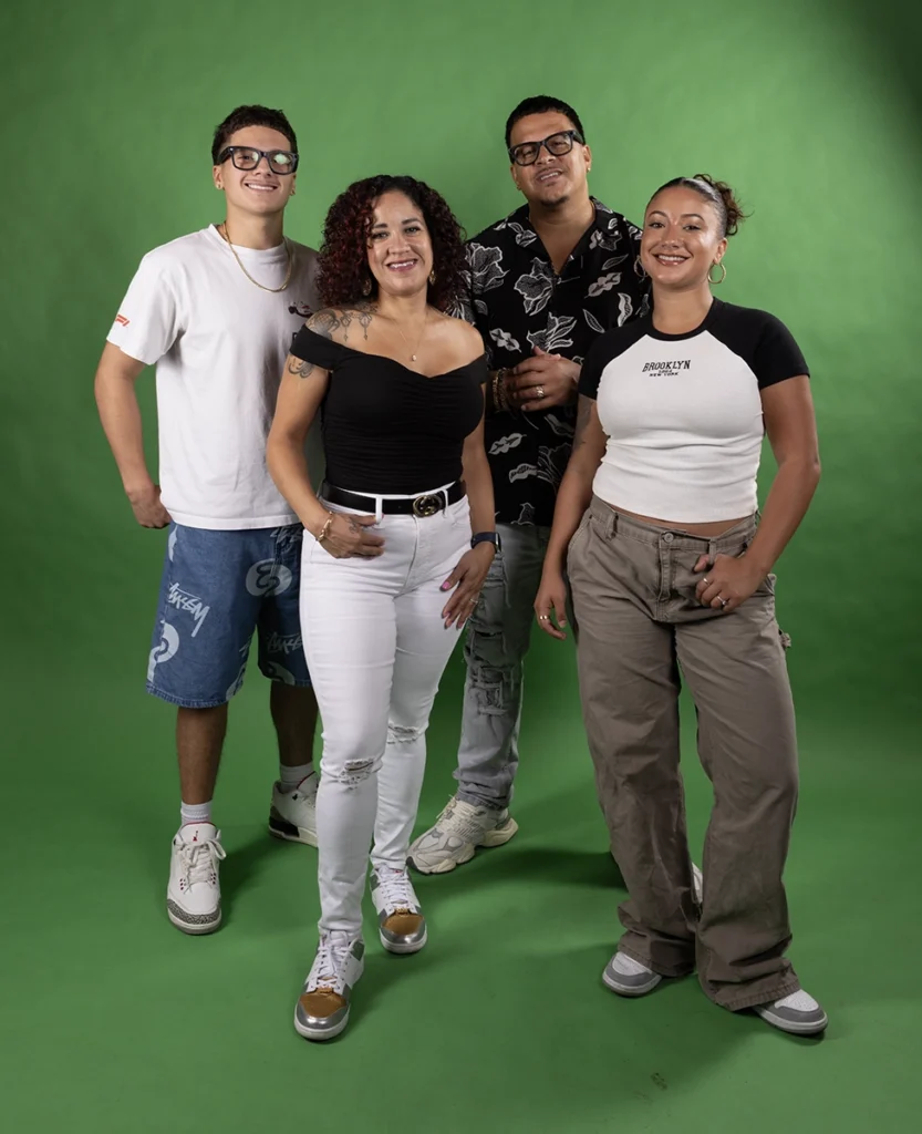 Jorge, Cristina, Aracelis, Brandon